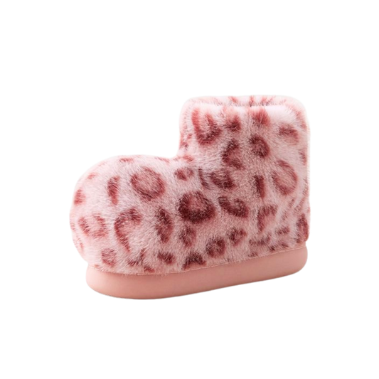 Peach Fuzzy Boots