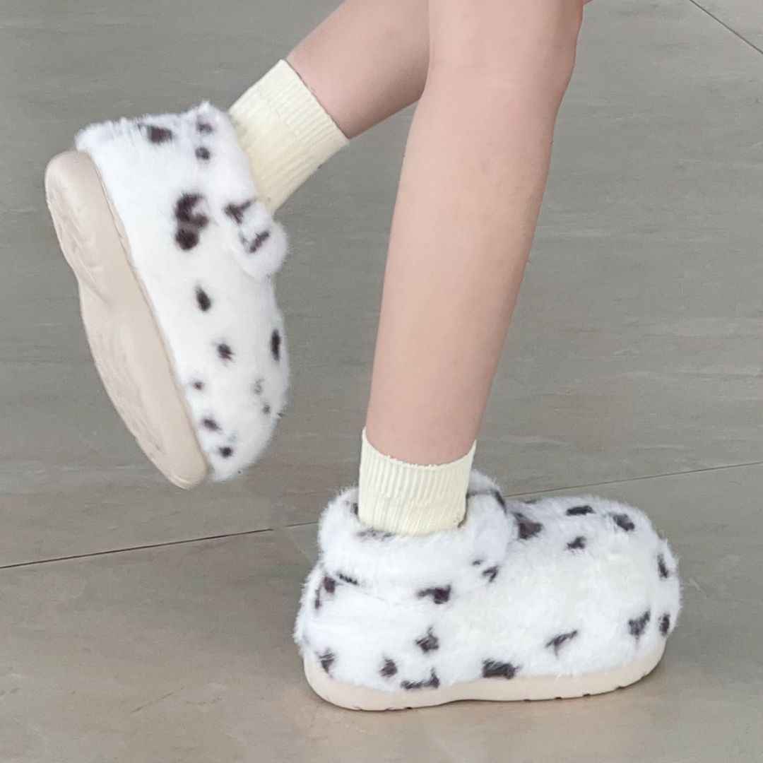Panda Fuzzy Boots (Low cut)