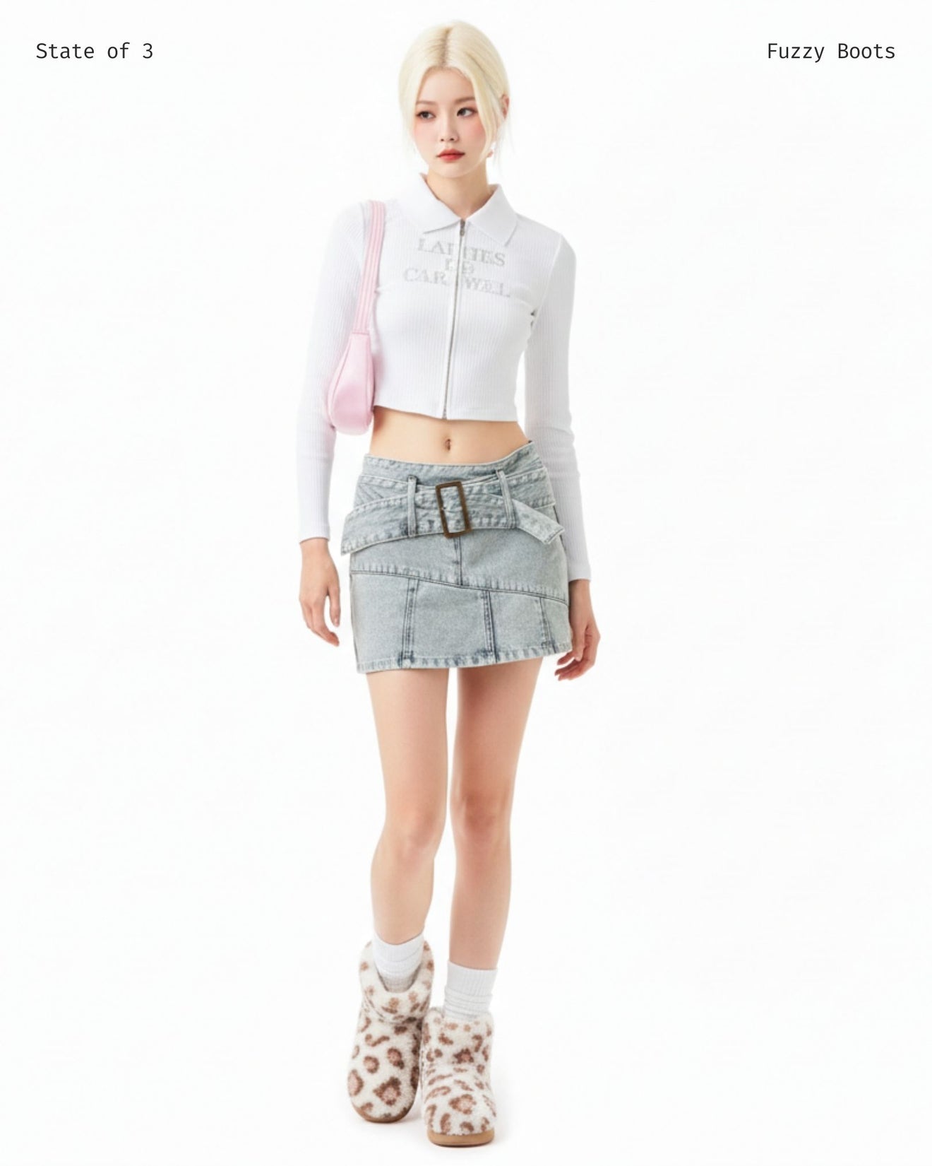 Ivory Fuzzy Boots