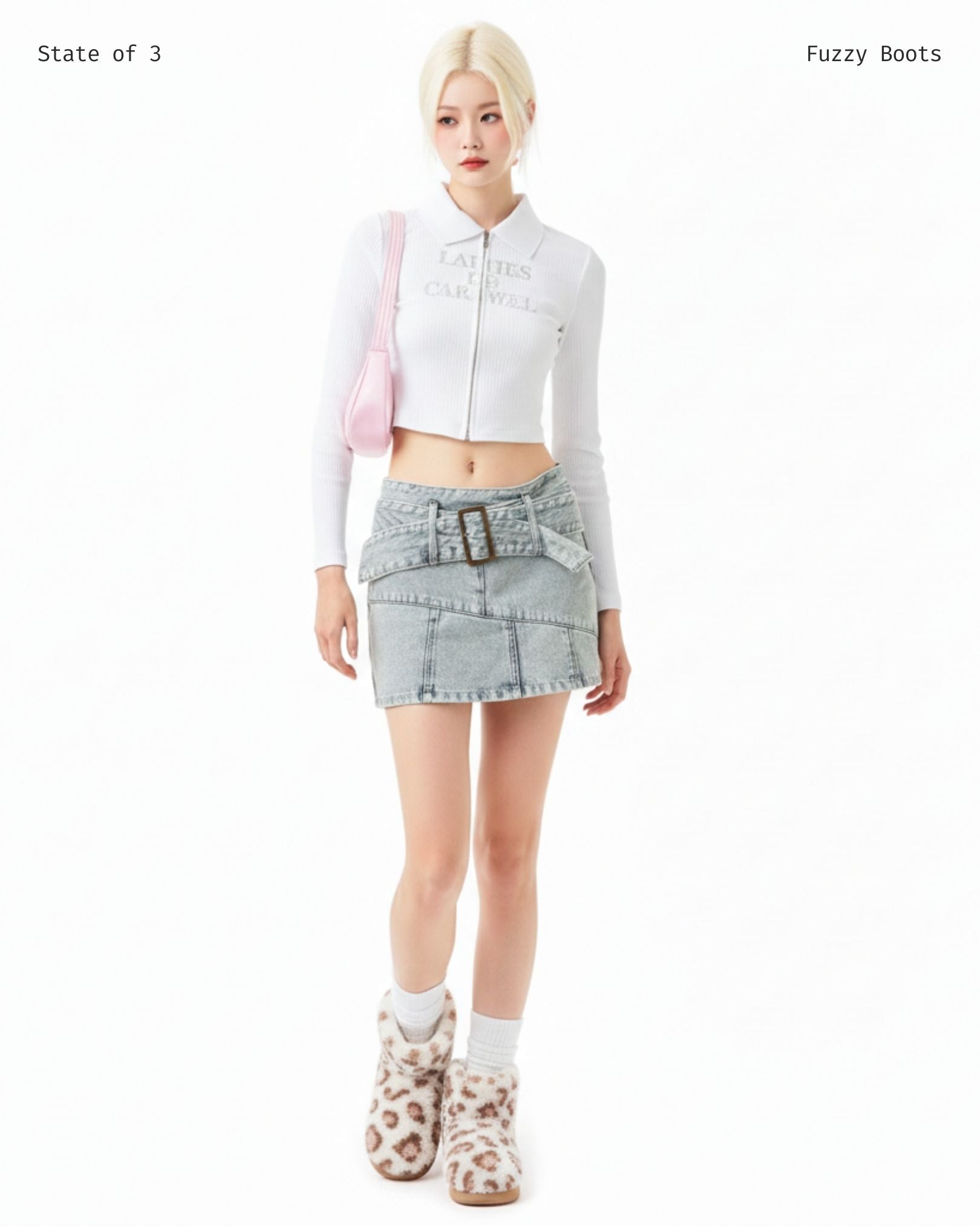 Ivory Fuzzy Boots