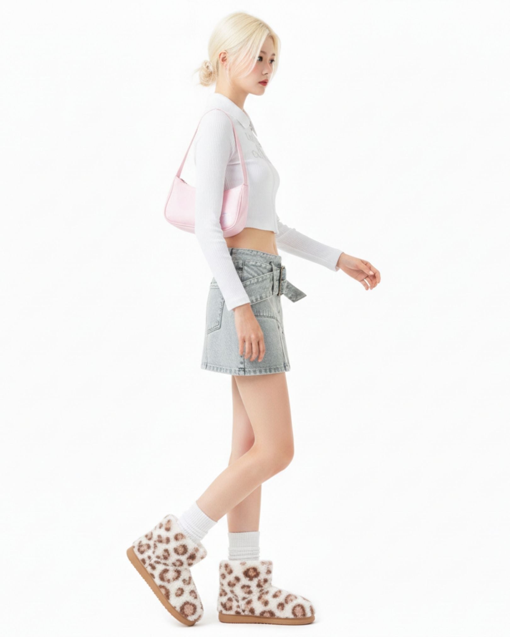 Ivory Fuzzy Boots