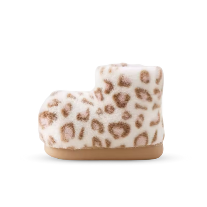 Ivory Fuzzy Boots