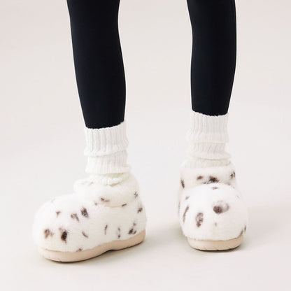Panda Fuzzy Boots (Low cut)