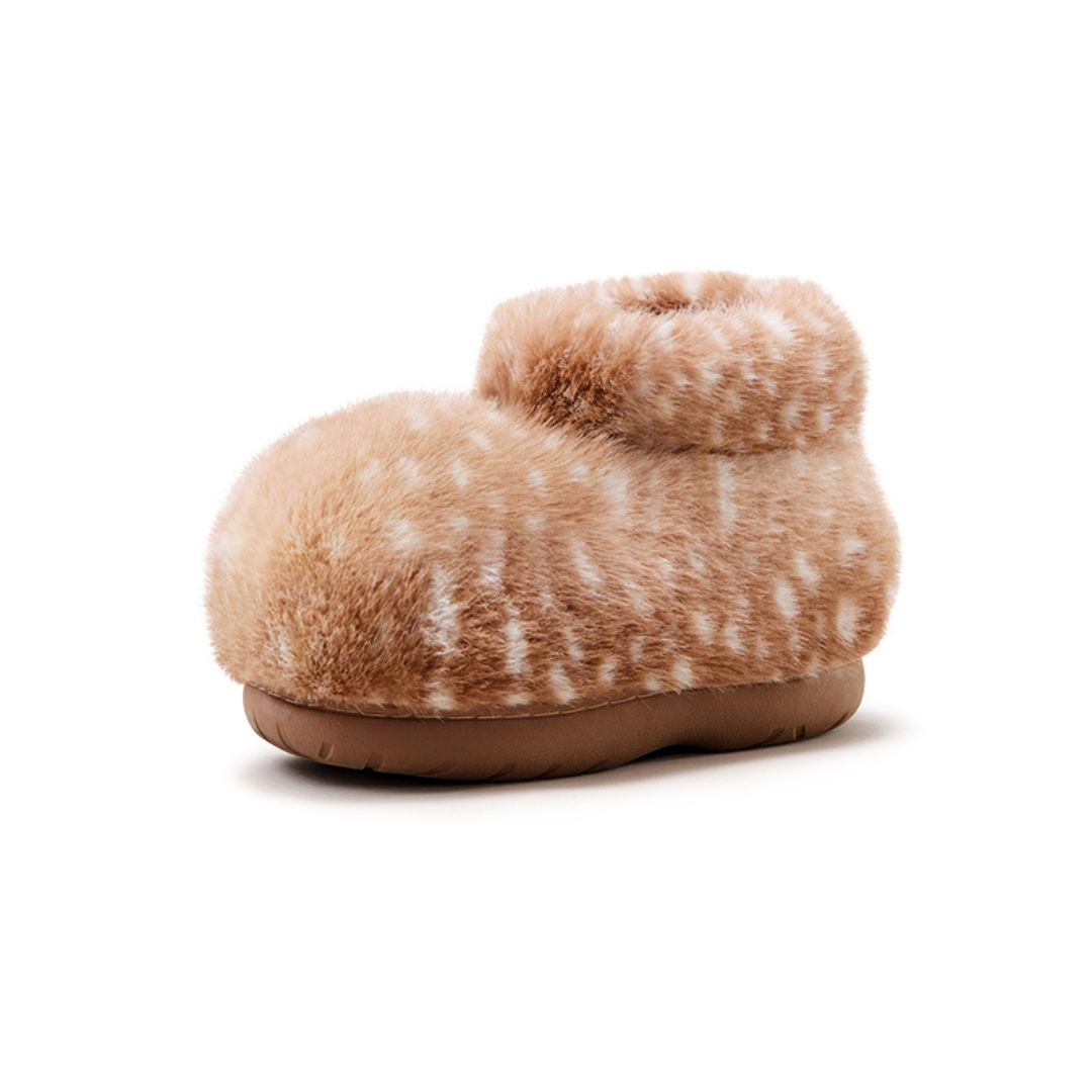 Fawn Fuzzy Boots (Low cut)