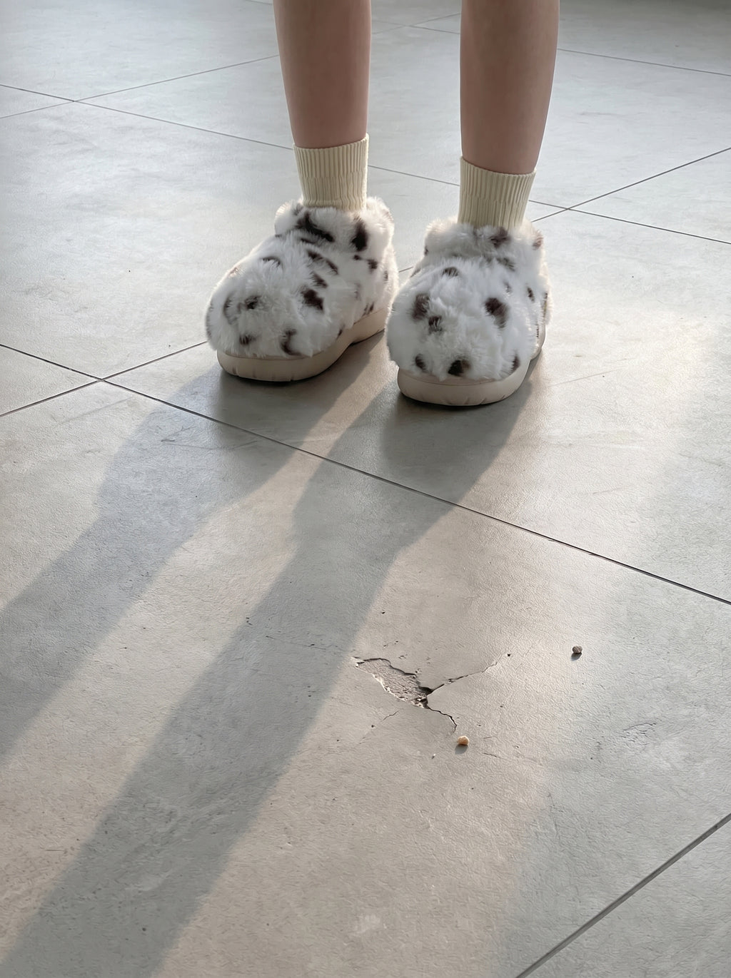 Panda Fuzzy Boots (Low cut)